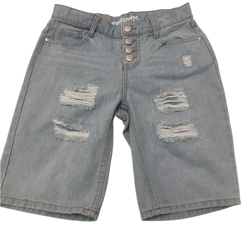 Wallflower by Wrangler Girls Denim Shorts | Size 14